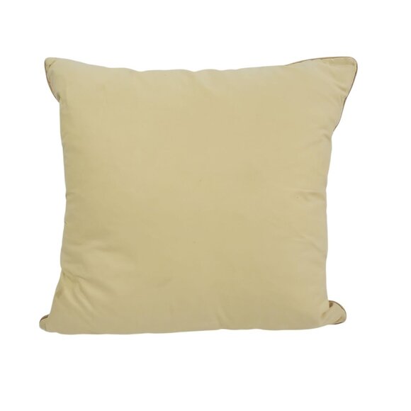 Floral Aubusson Style Tapestry Pillow Cottage Core Italy 16x16" Cotton Down Fill - Picture 2 of 10